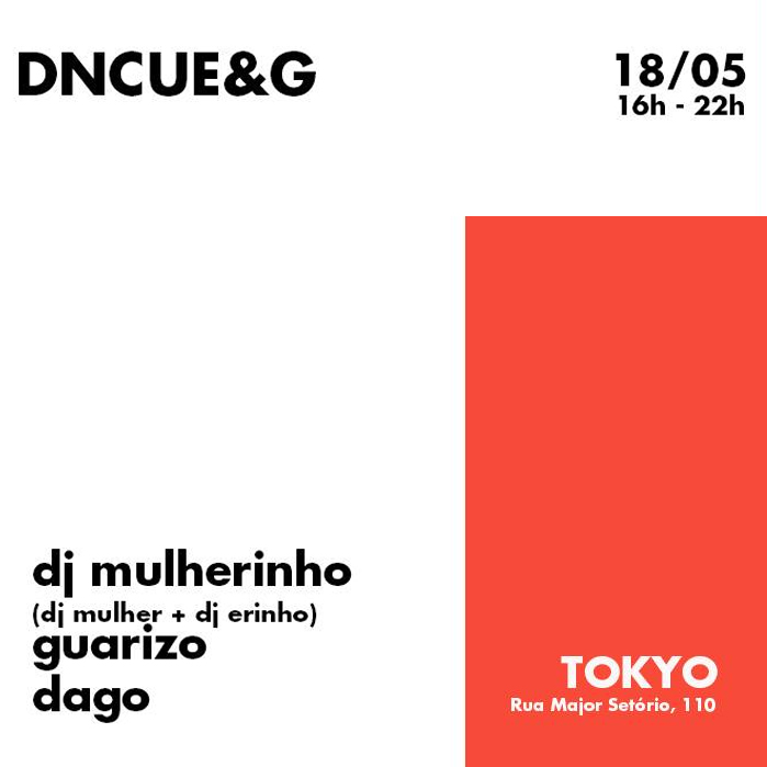 DnCue&G (Dedo no Cue & Gritaria) ? Sunset + Hits [16h às 22h]