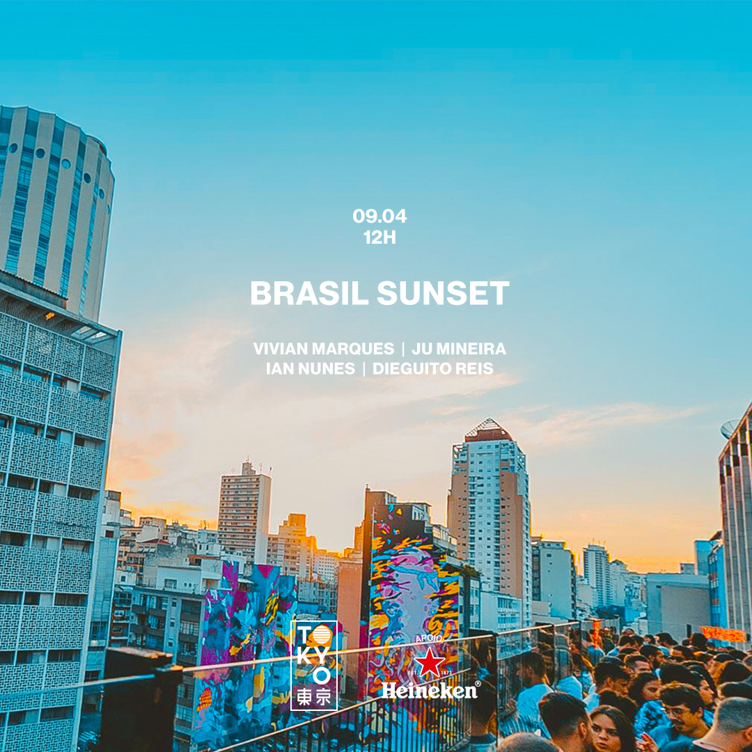Brasil Sunset na Cobertura do Tokyo ? ? Música Brasileira no Sábado à Tarde!