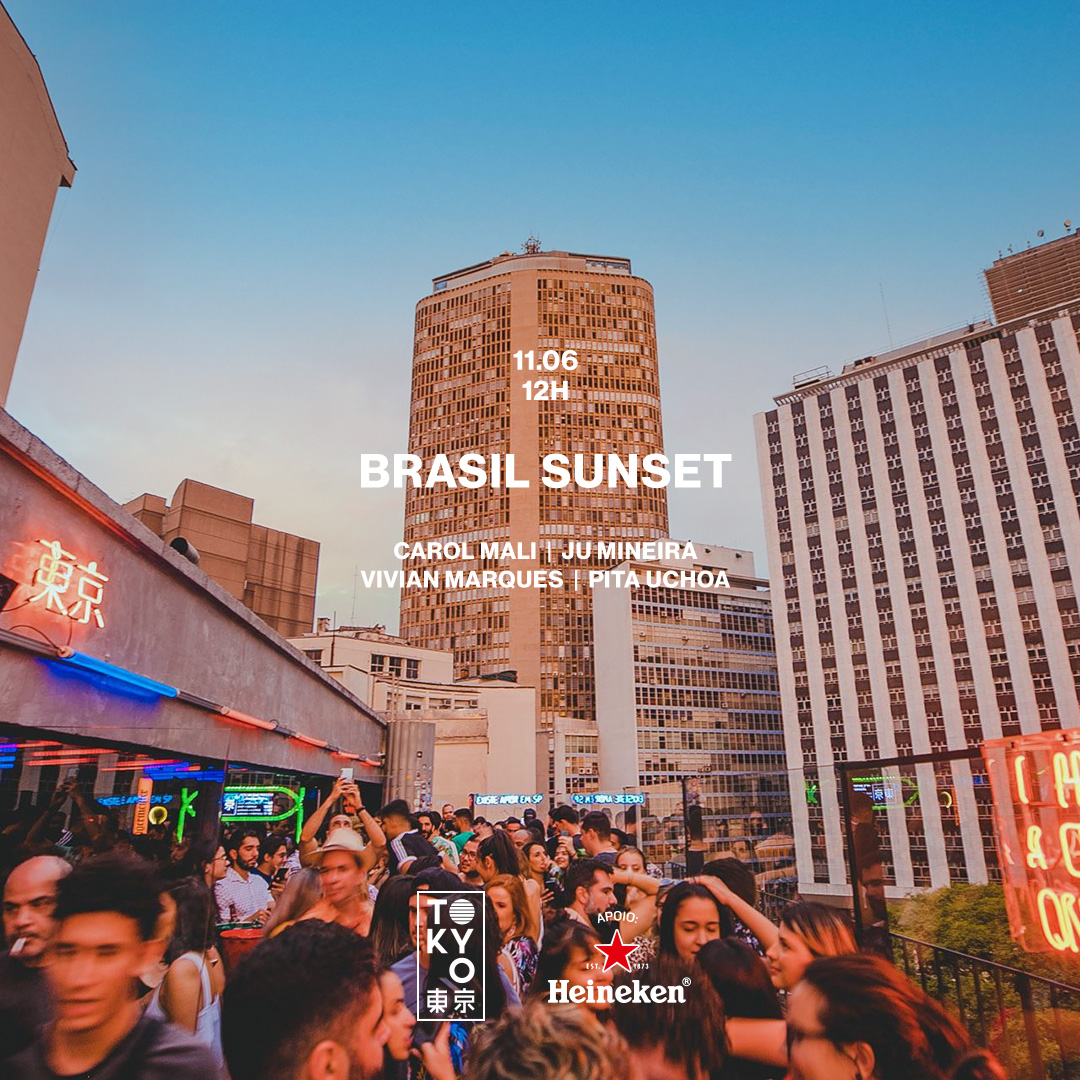 Brasil Sunset na Cobertura do Tokyo ? ? Música Brasileira no Sábado à Tarde!