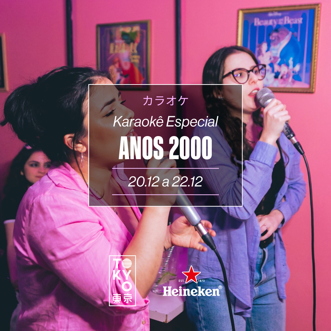 Karaokê Happy-Hour do Tokyo 東 京 Especial 2000 [Vip até 19h]