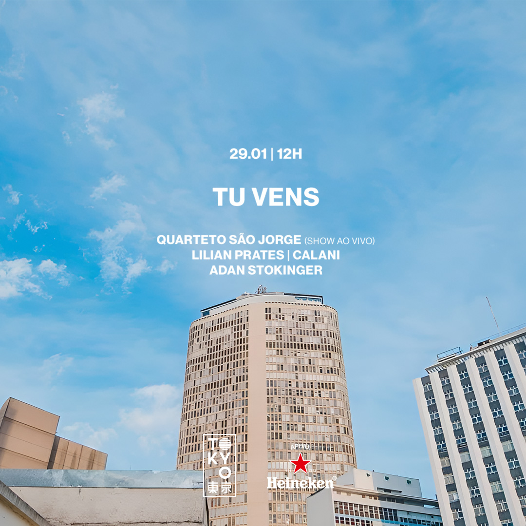 Tu Vens no Rooftop do Tokyo 東 京 Show no Domingo à Tarde (29.01)