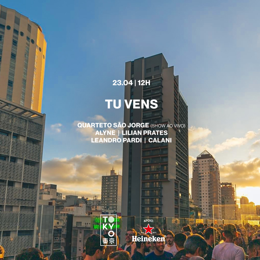 Tu Vens no Rooftop do Tokyo 東 京 Show no Domingo à Tarde (23.04)