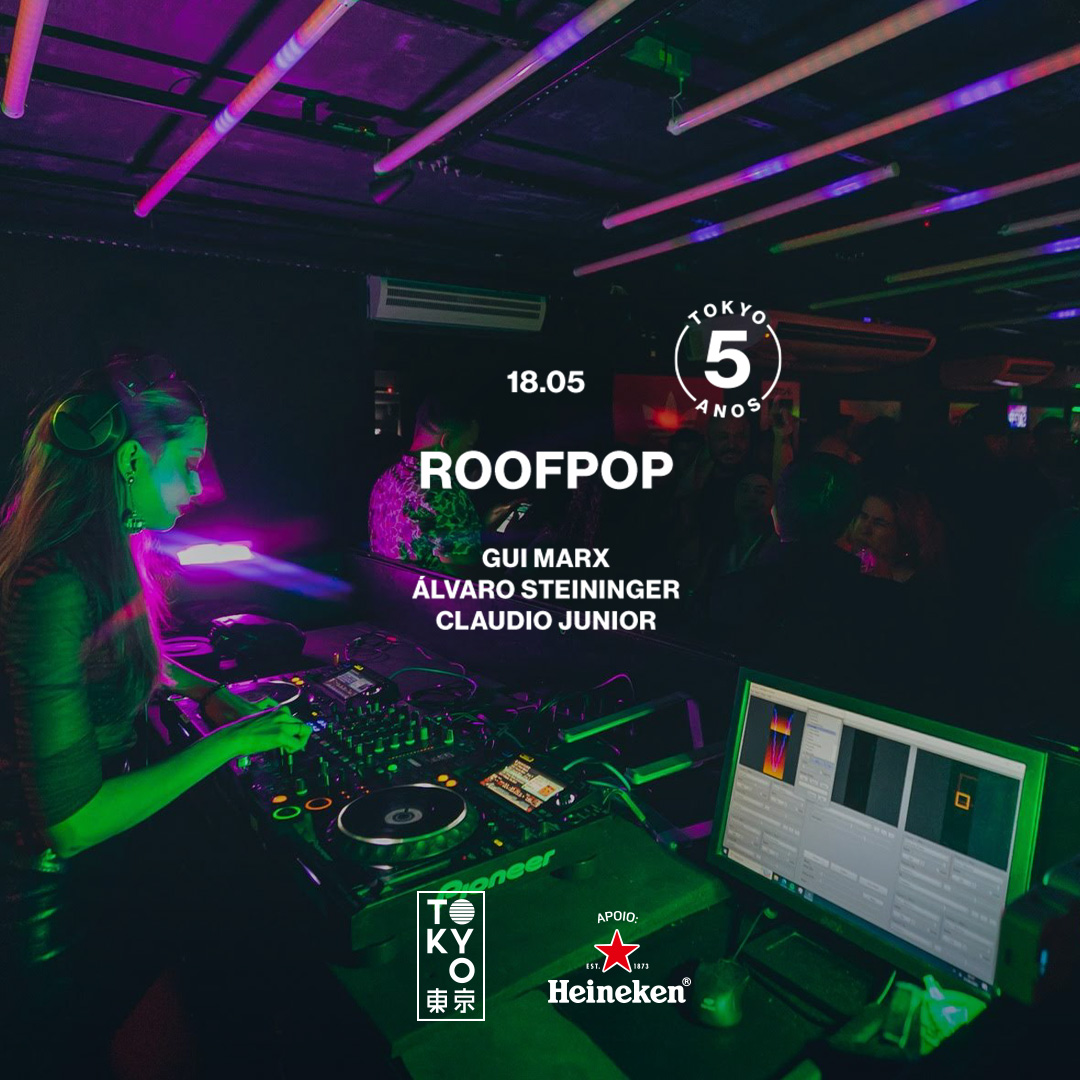 RoofPop na Cobertura do Tokyo 東東 18.05