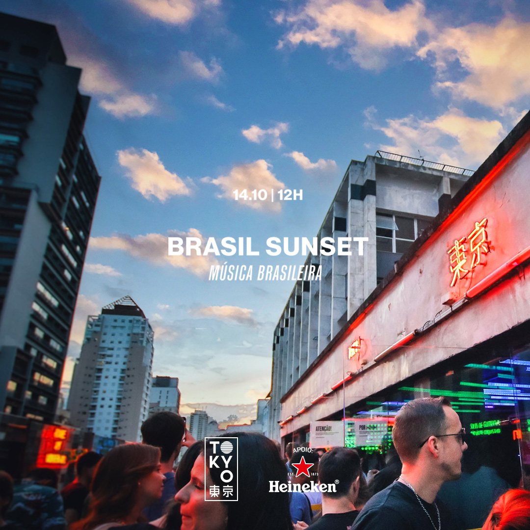 Brasil Sunset na Cobertura do Tokyo 東 京 Música Brasileira no Sábado à Tarde!