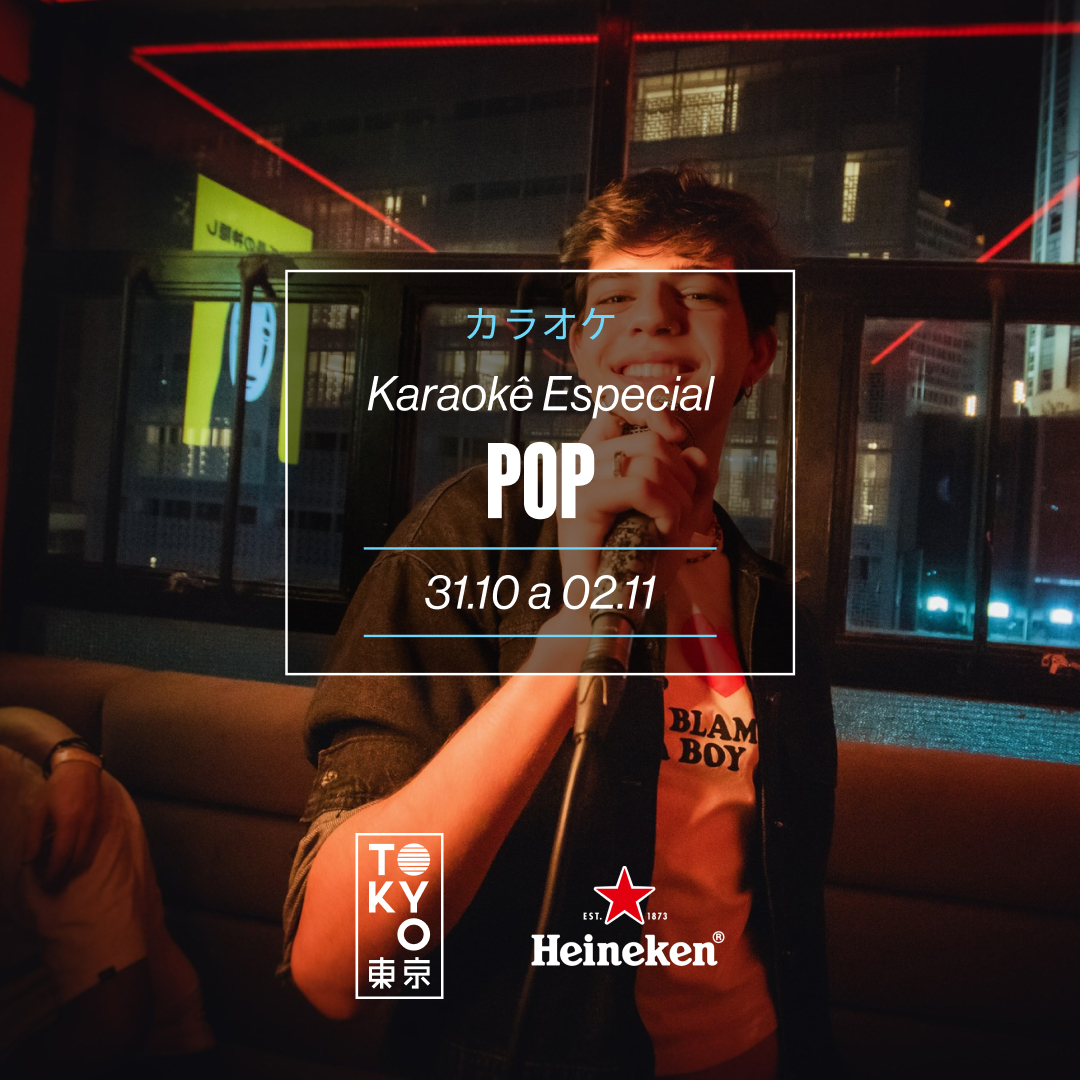 Karaokê Happy-Hour do Tokyo 東 京 Especial Pop [Vip até 19h]