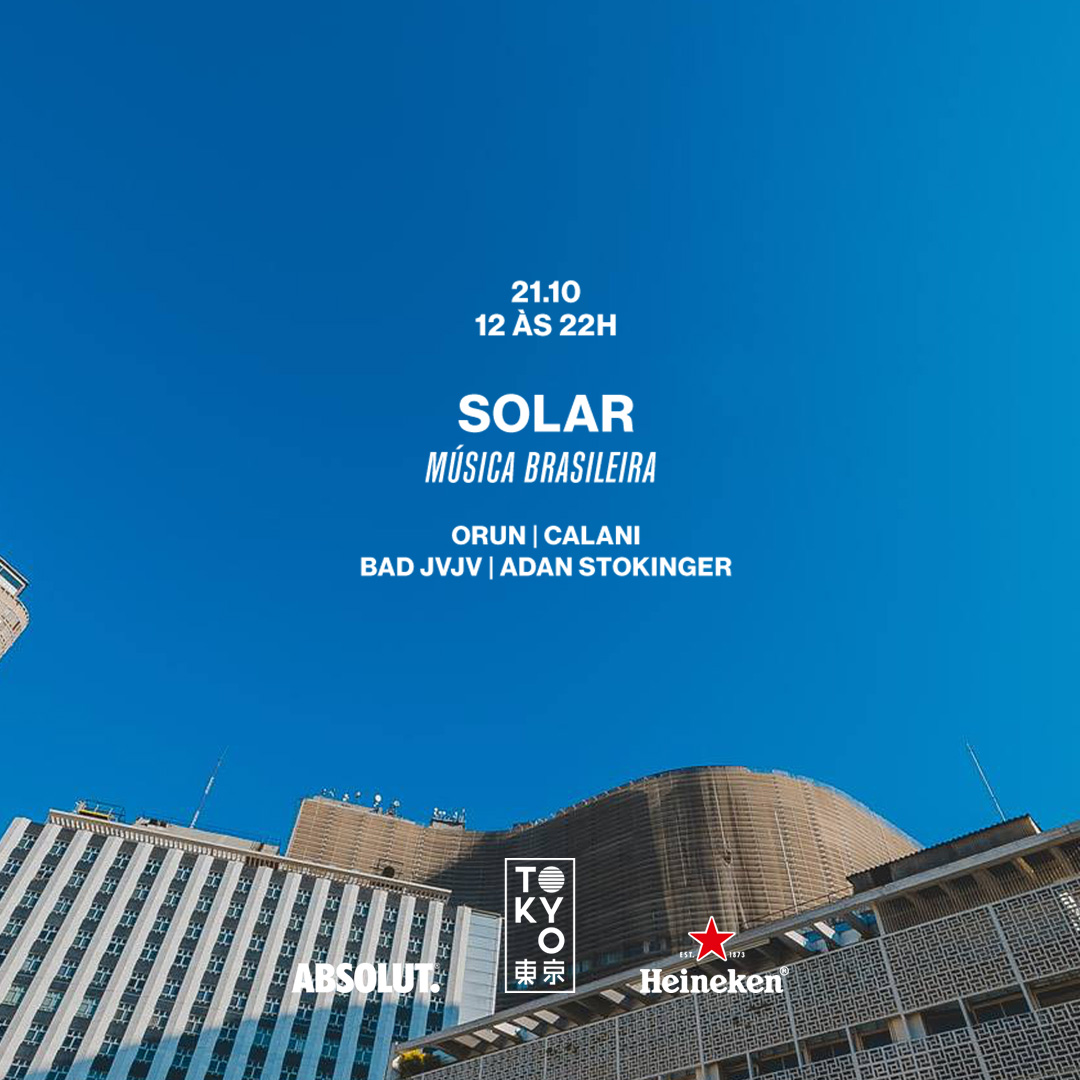 Solar 東 京 Música Brasileira no Sábado à Tarde (21.10)