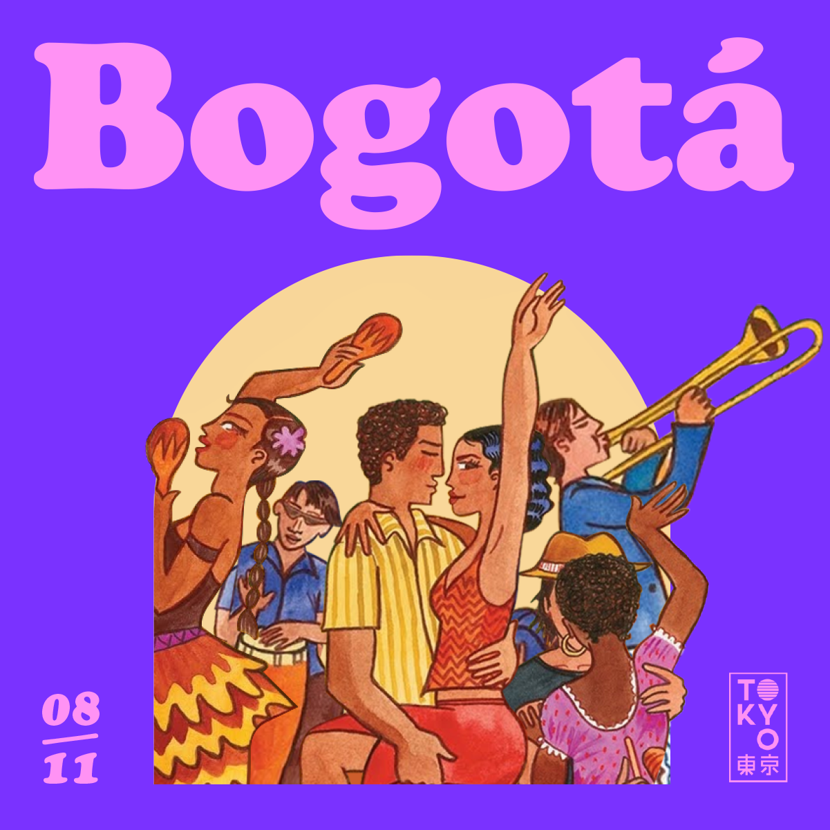 Bogotá: Un Baile Latino na Cobertura do Tokyo 東京 (08.11)