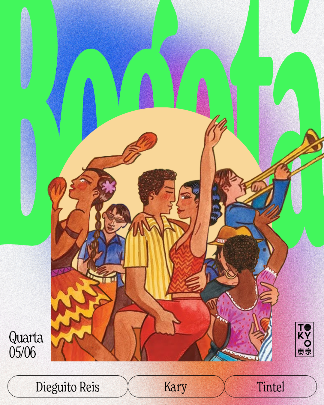 Bogotá: Un Baile Latino na Cobertura do Tokyo 東 京!