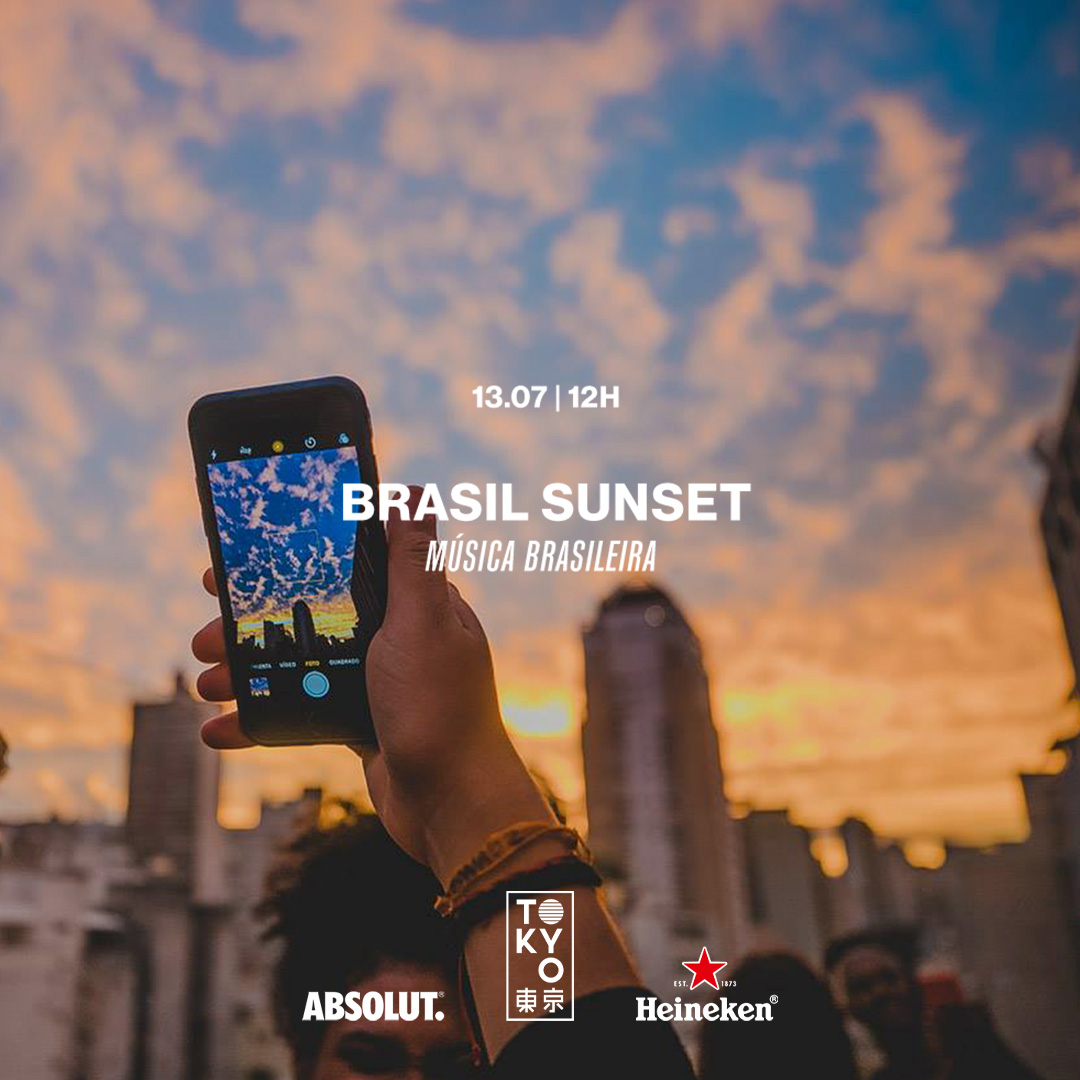Brasil Sunset na Cobertura do Tokyo 東 京 Música Brasileira no Sábado à Tarde!