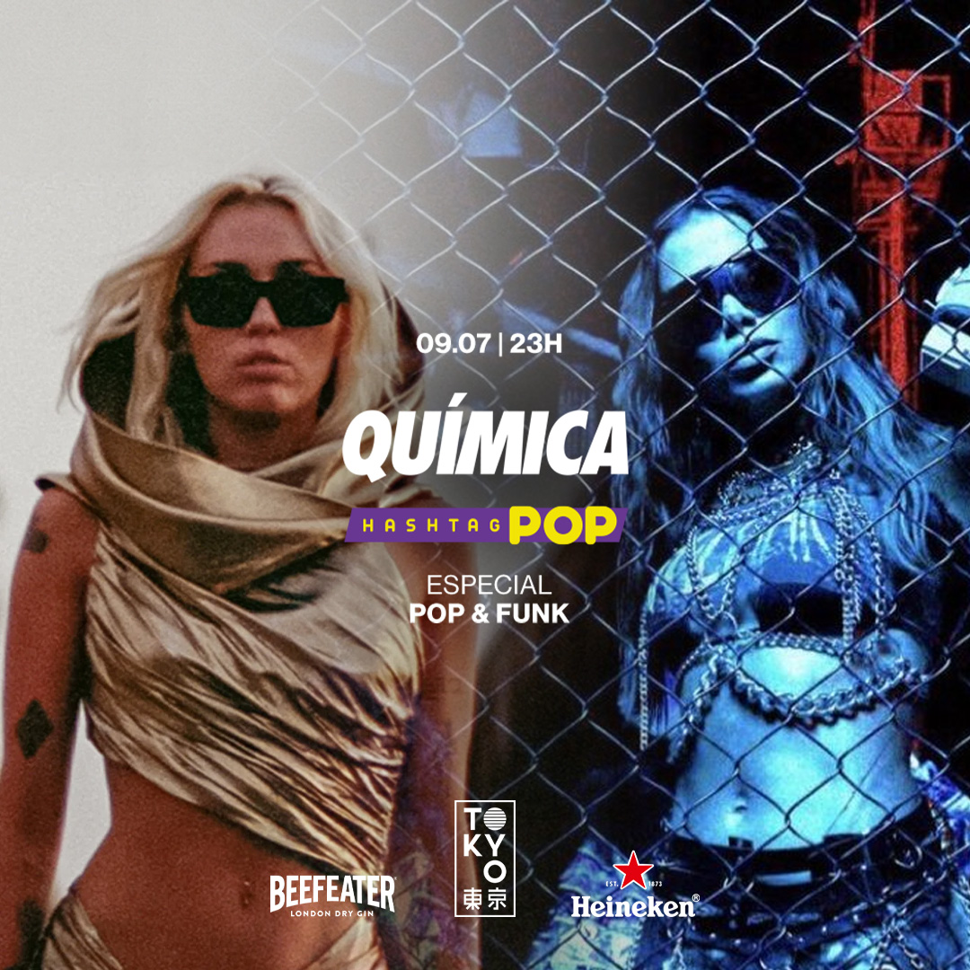 Química | Especial Pop & Funk Hits na Cobertura do Tokyo 東 京 (09.07 – Feriado)