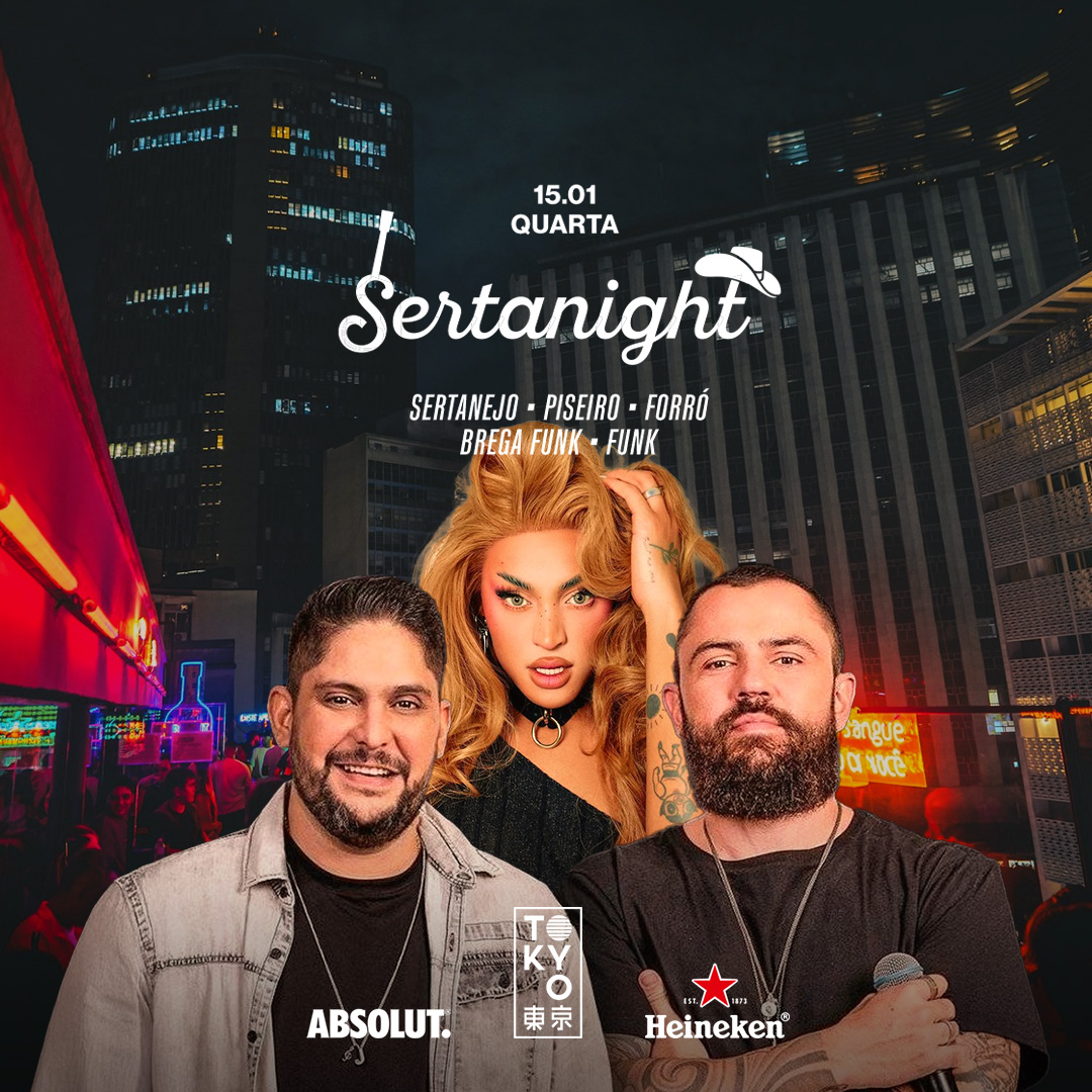 Sertanight  na Cobertura do Tokyo 東 京 (15.01)