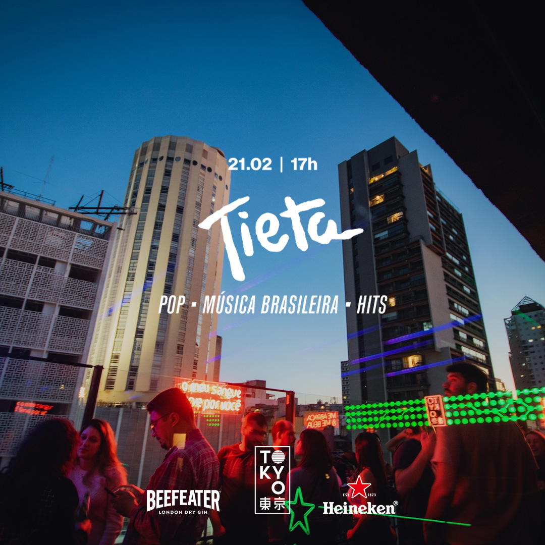 Tieta na Cobertura do Tokyo 東 京 Música Brasileira | Pop | Hits [21.02 – Sexta-Feira]