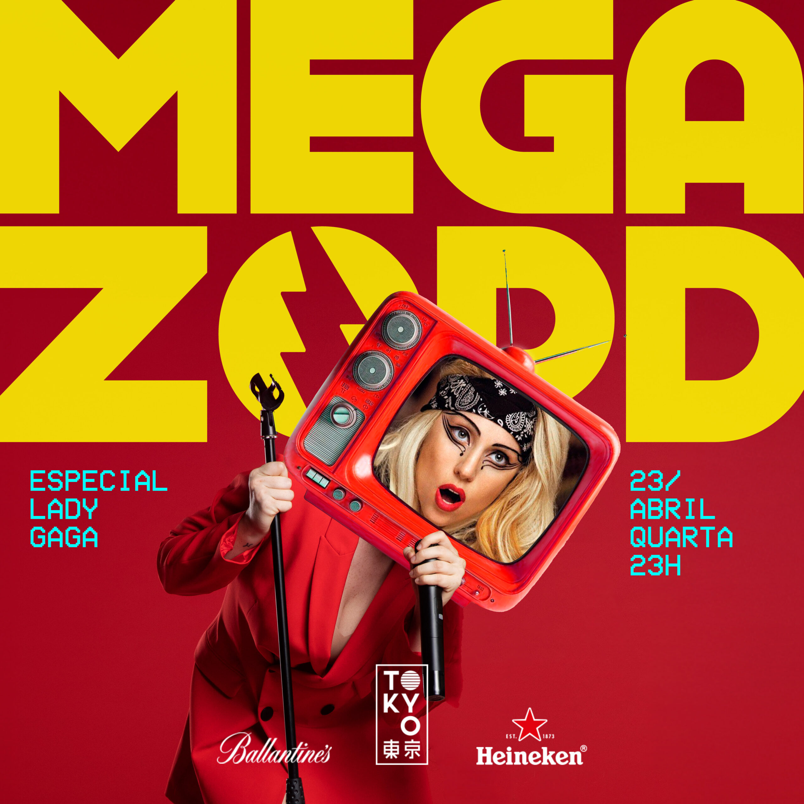 Megazord na cobertura do Tokyo 東 京 (Quarta-feira) 23.04