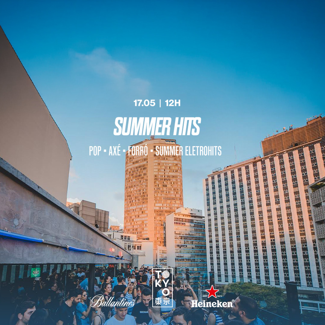 Summer Hits na Cobertura do Tokyo 東 京 Pop | Música Brasileira | Hits no Sábado à Tarde!