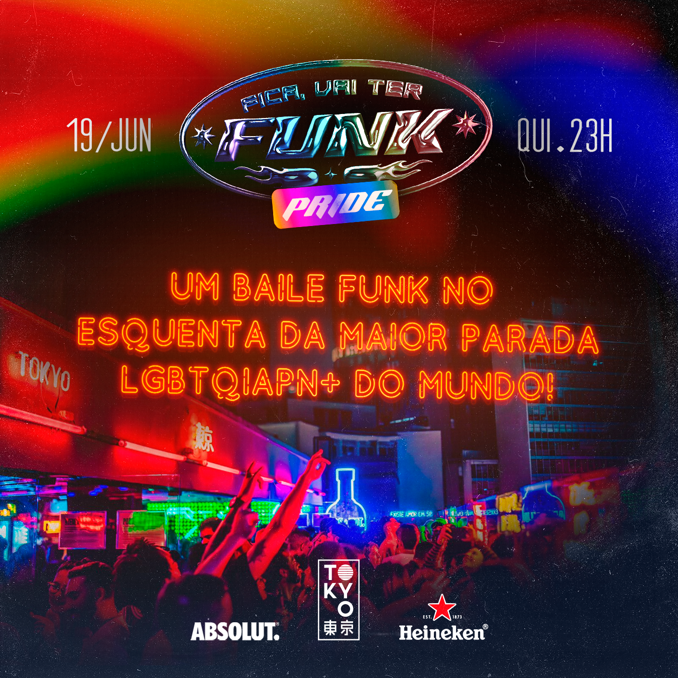 Fica Vai Ter Funk na Cobertura do Tokyo 東 京 (19.06 – Feriado)
