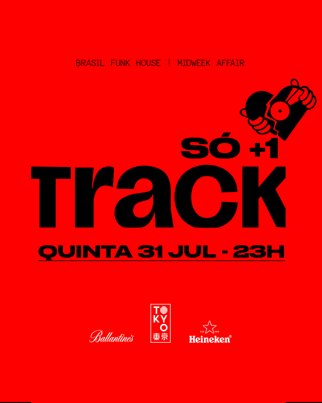 Só Mais Uma Track na Cobertura do Tokyo 東 京 (31.07)