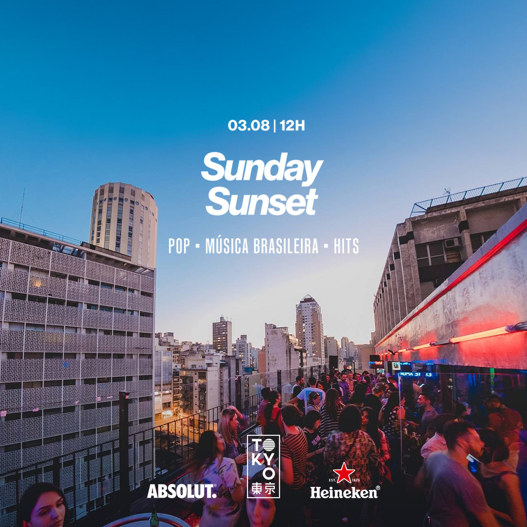 Sunday Sunset no Rooftop do Tokyo 東 京 Domingo (03.08)