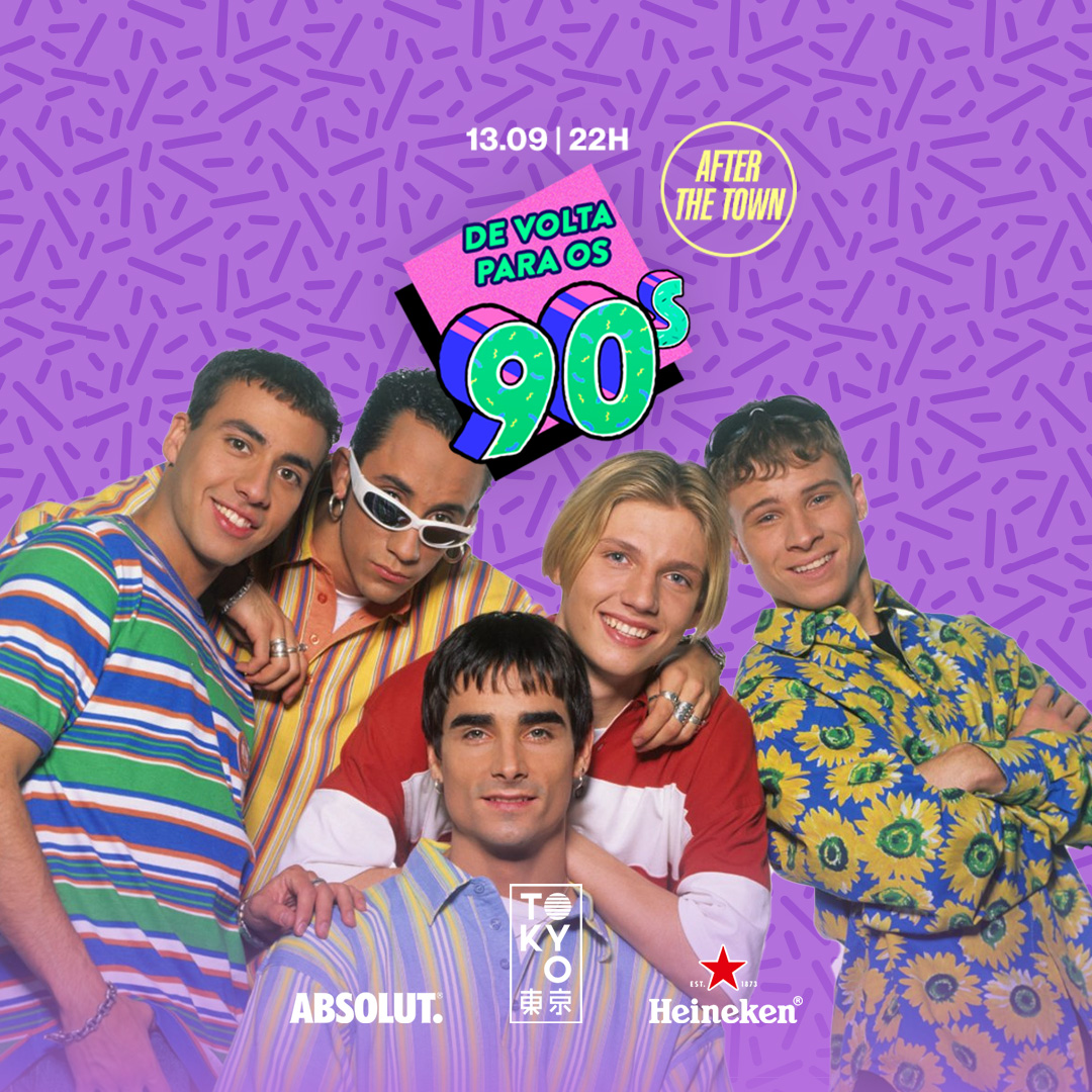 De Volta Para os 90 no Tokyo 東 京 [Sábado | 13.09 | 22h às 06h]