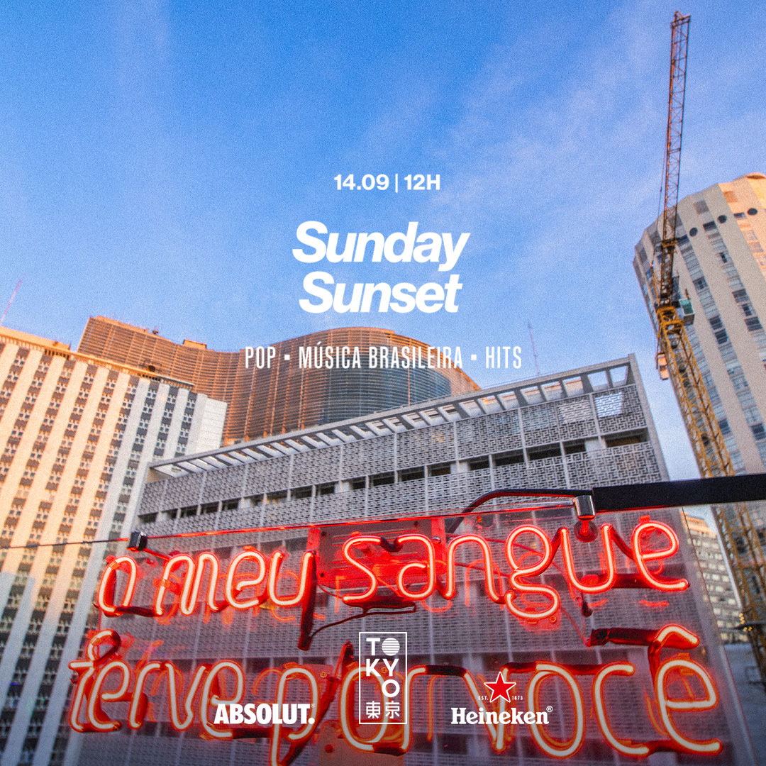 Sunday Sunset no Rooftop do Tokyo 東 京 Domingo (14.09)