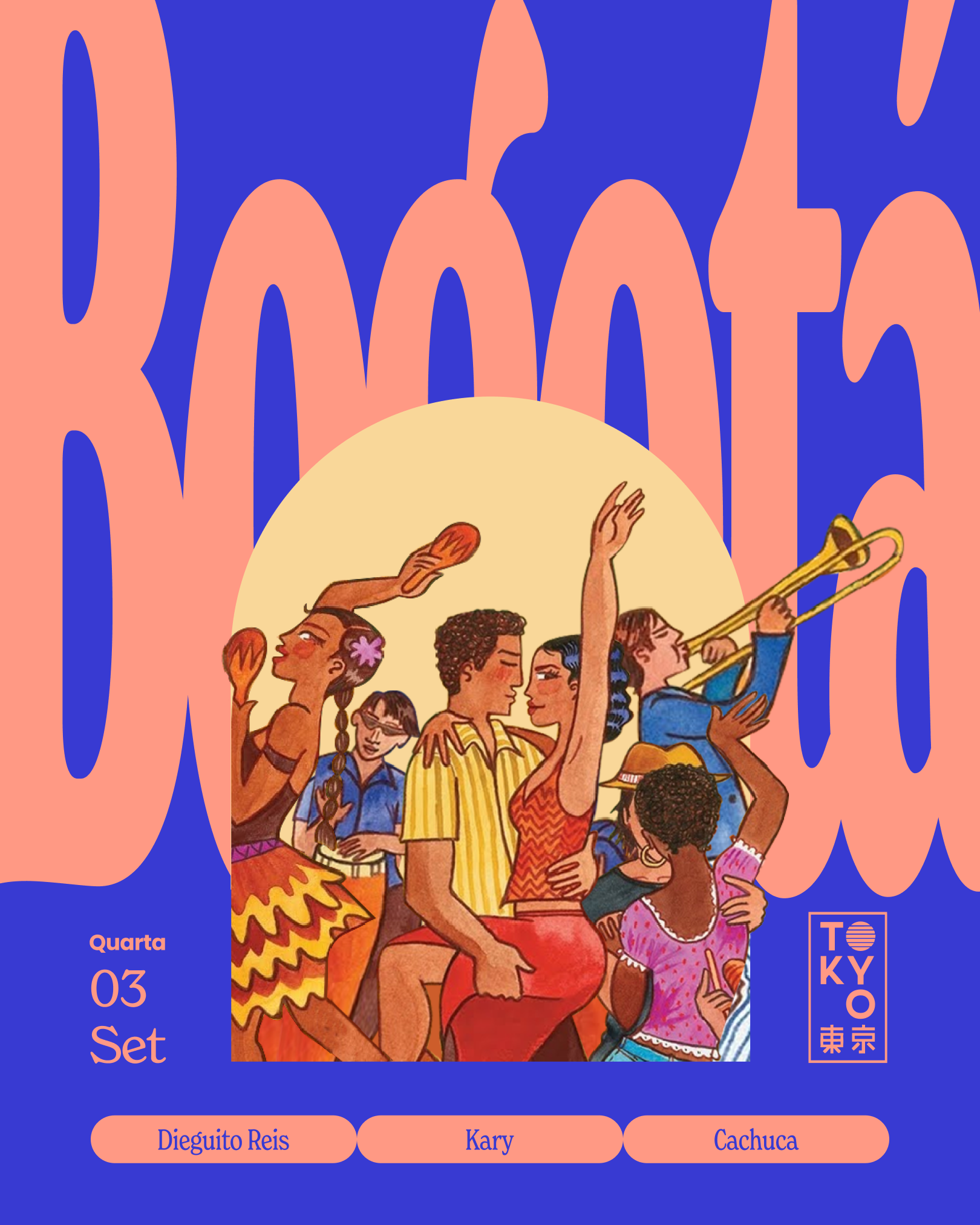 Bogotá: Un Baile Latino na Cobertura do Tokyo 東 京 (03.09)