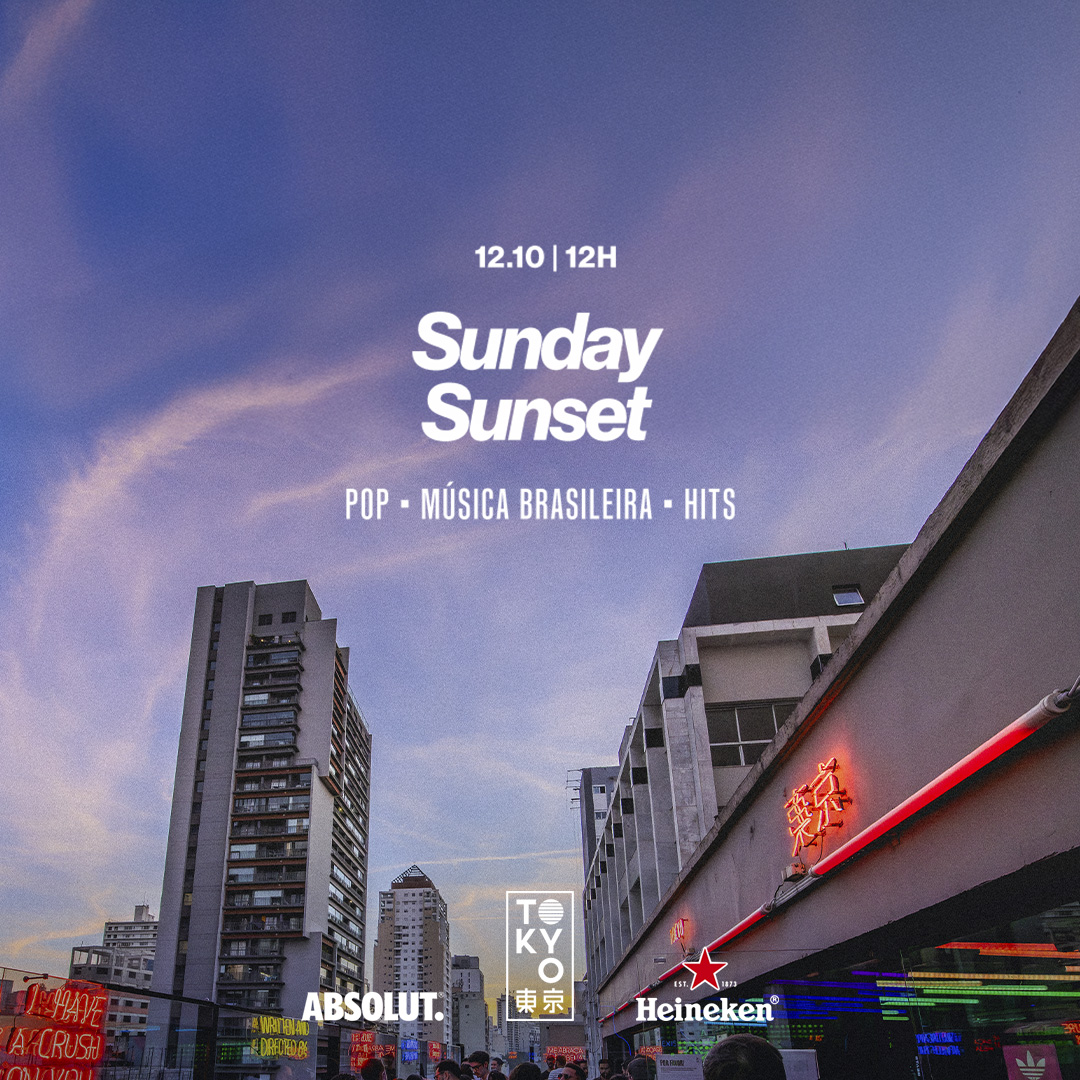 Sunday Sunset no Rooftop do Tokyo 東 京 Domingo (12.10)