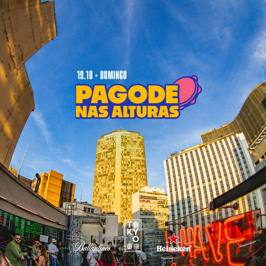 Pagode Nas Alturas no Tokyo 東 京 Domingo (19.10)