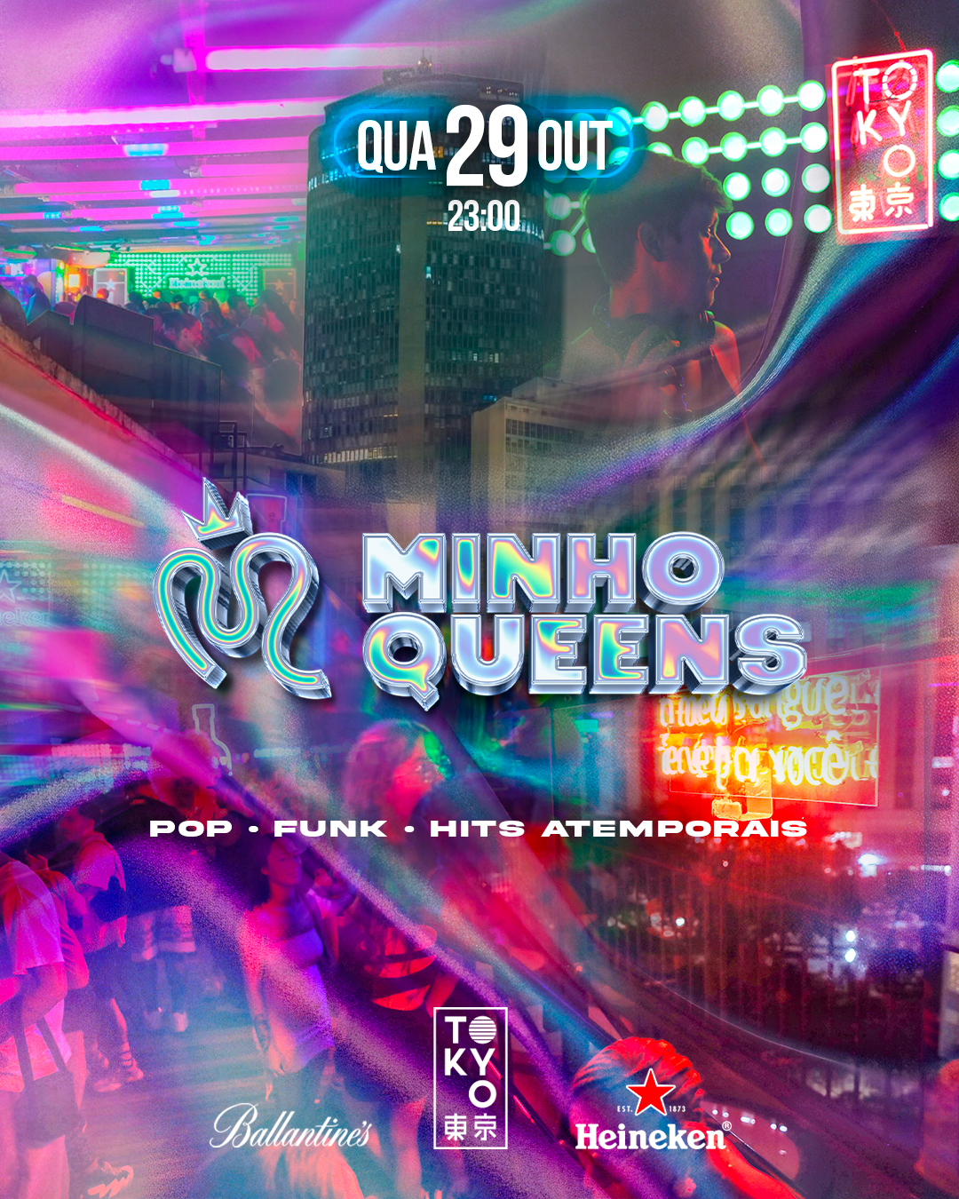 Minhoqueens na Cobertura do Tokyo 東 京 (29.10)