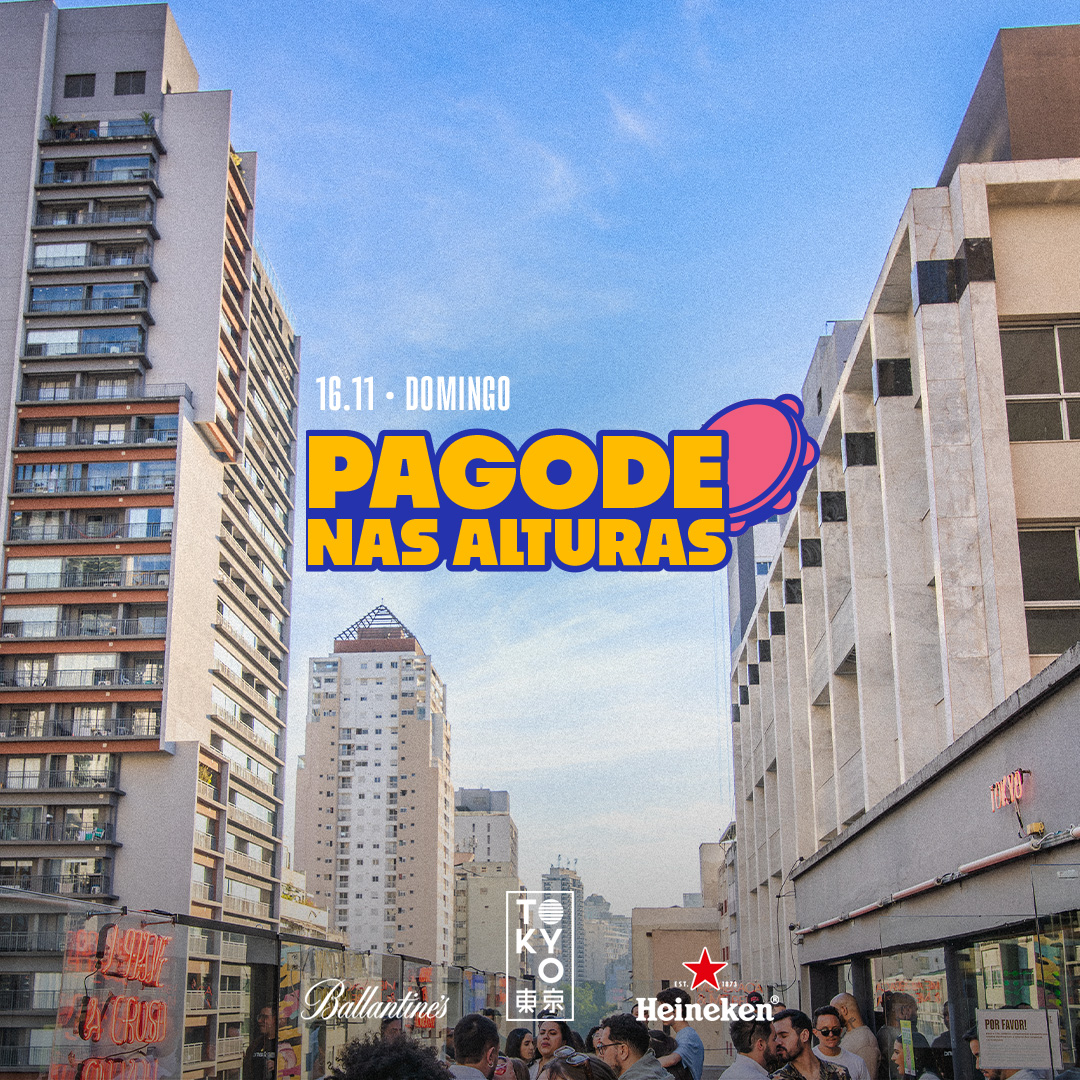 Pagode Nas Alturas no Tokyo 東 京 Domingo (16.11)