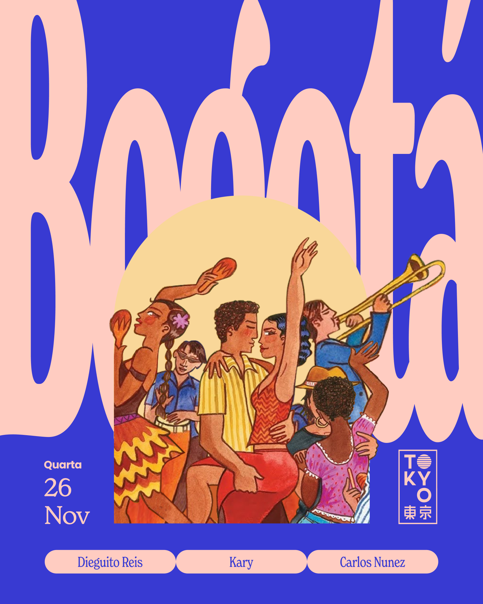Bogotá: Un Baile Latino na Cobertura do Tokyo 東 京 (26.11)