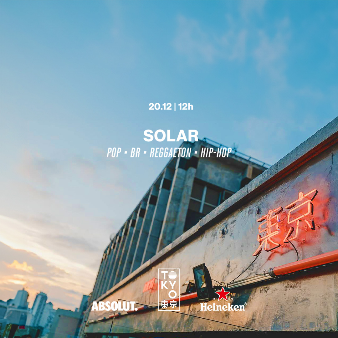 Solar 東 京 Pop | BR | Reggaeton | Hip-Hop no Sábado à Tarde (20.12)