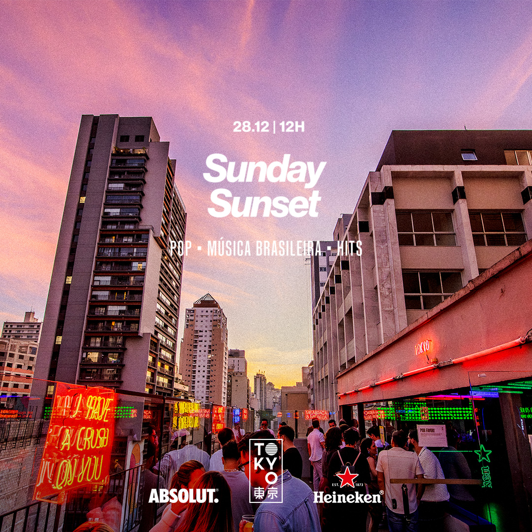 Sunday Sunset no Rooftop do Tokyo 東 京 Domingo (28.12)