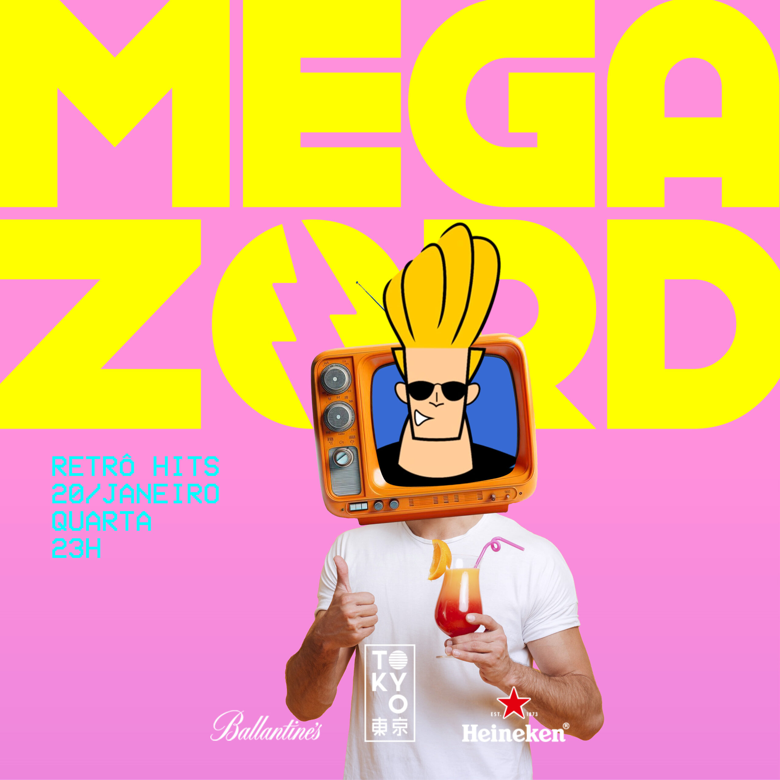 Megazord na cobertura do Tokyo 東 京 (Quarta-feira) 28.01