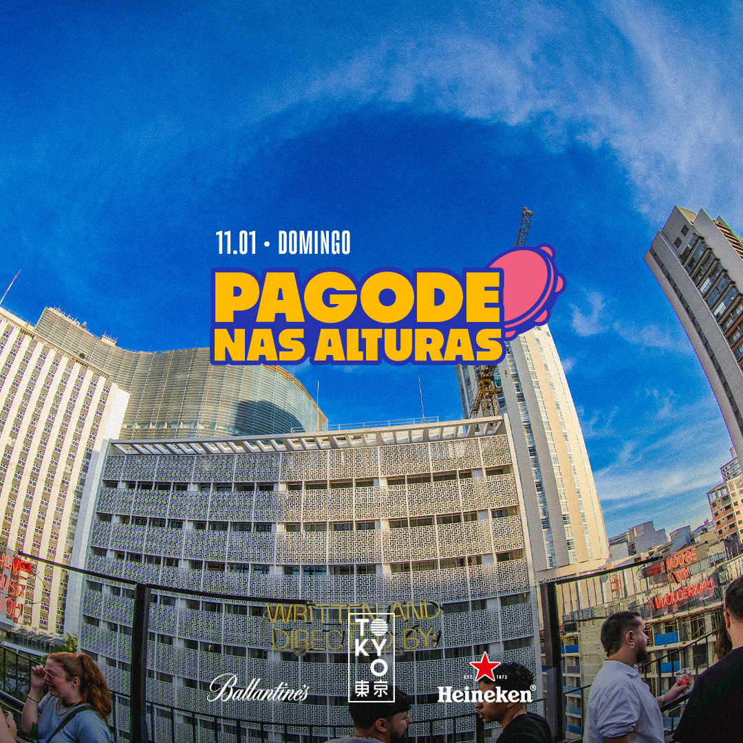 Pagode Nas Alturas no Tokyo 東 京 Domingo (11.01)