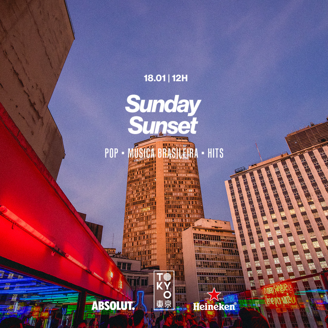Sunday Sunset no Rooftop do Tokyo 東 京 Domingo (18.01)