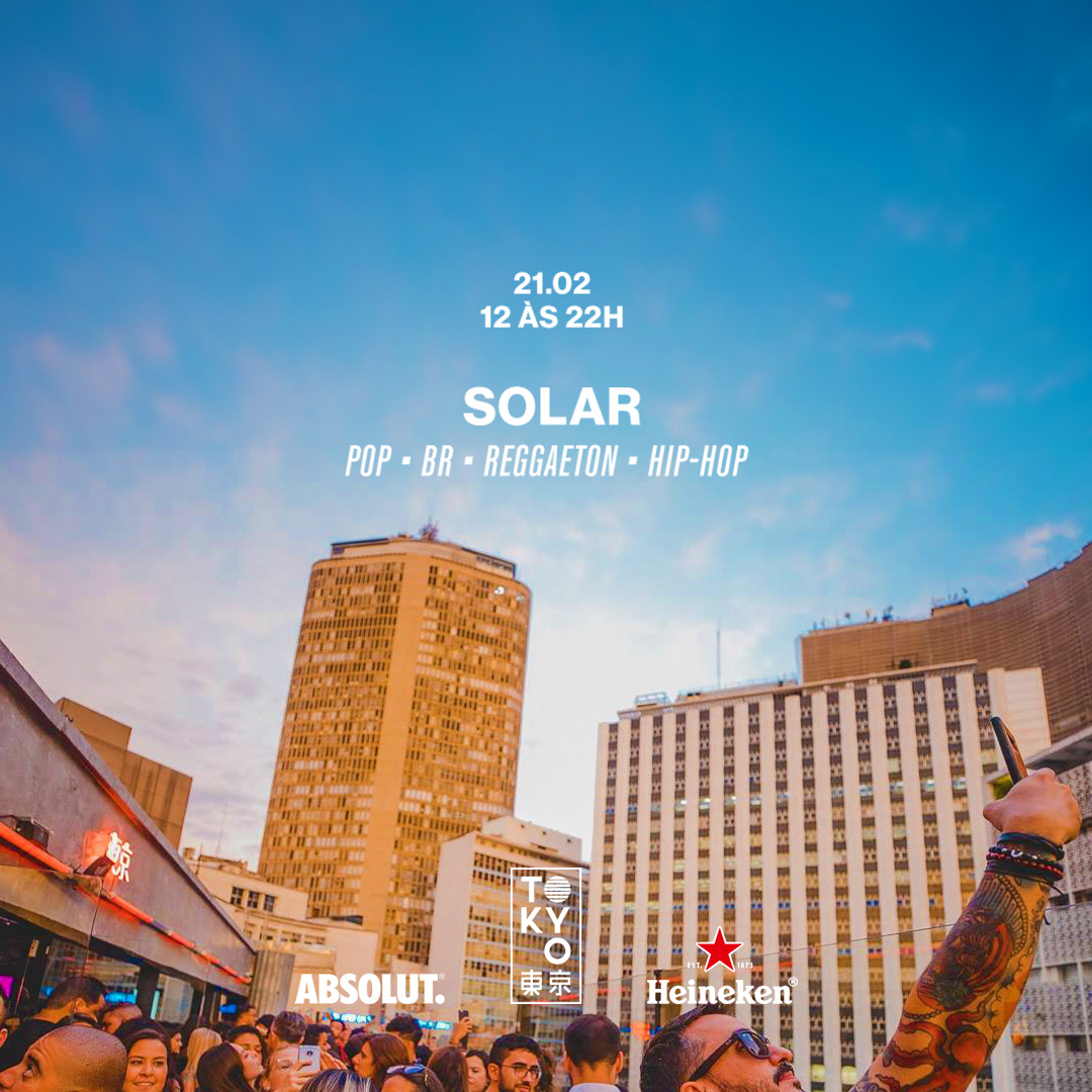 Solar 東 京 Pop | BR | Reggaeton | Hip-Hop no Sábado à Tarde (21.02)