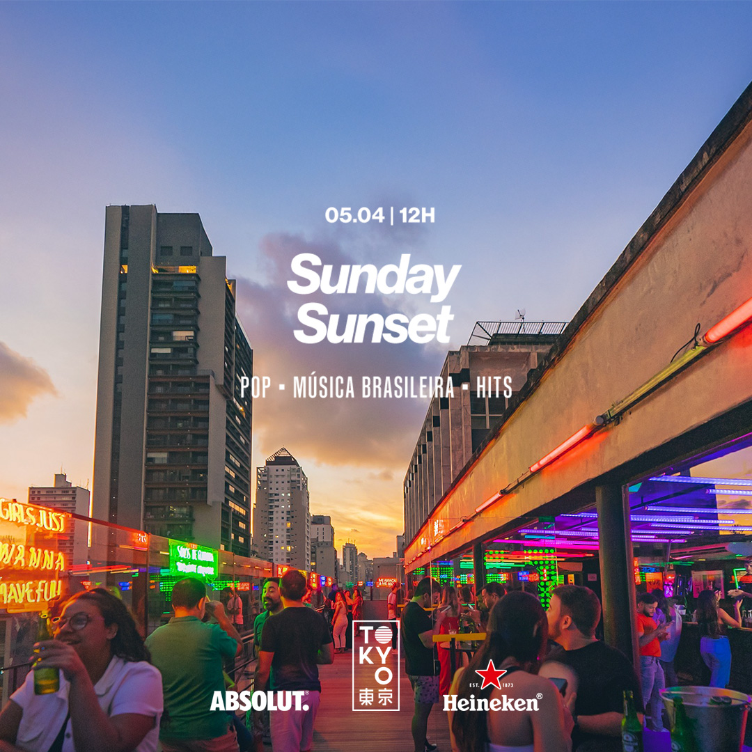 Sunday Sunset no Rooftop do Tokyo 東 京 Domingo (05.04)