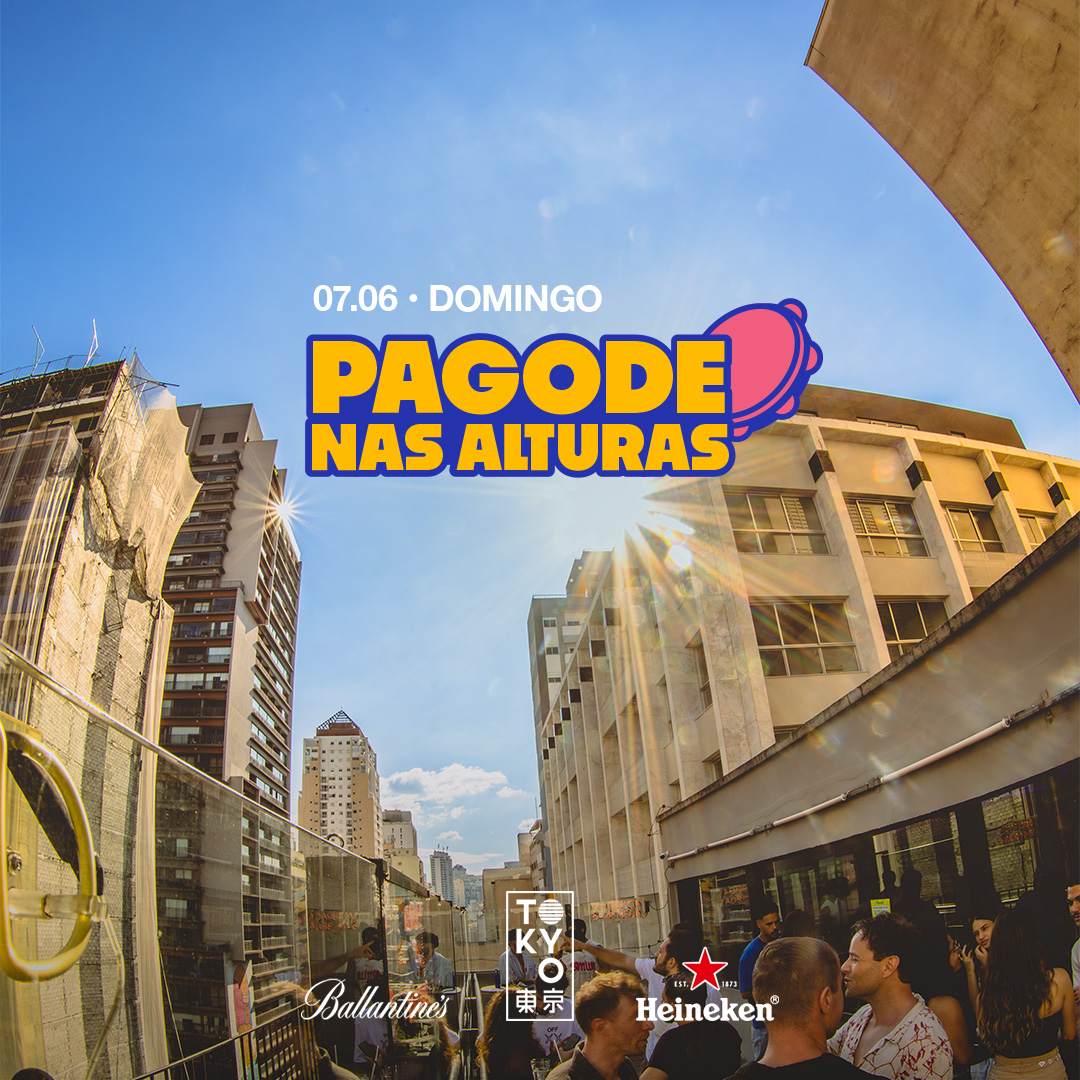 Pagode Nas Alturas no Tokyo 東 京 Domingo (07.06)