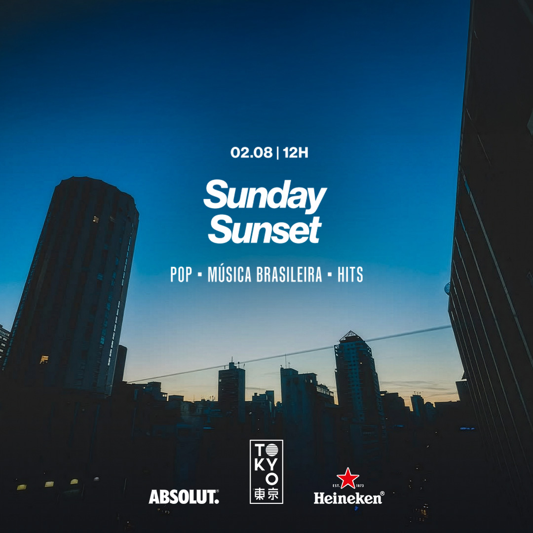 Sunday Sunset no Rooftop do Tokyo 東 京 Domingo (02.08)