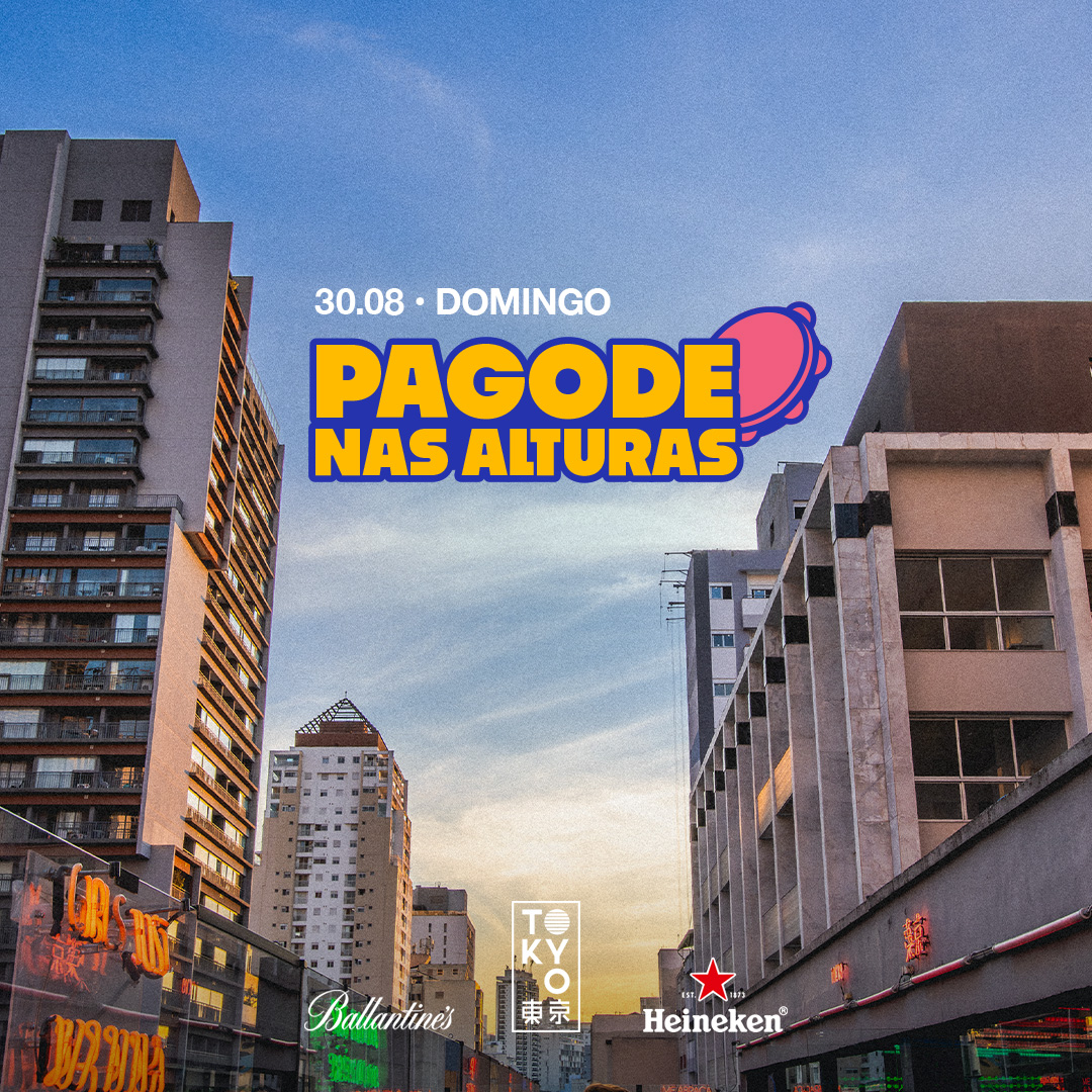 Pagode Nas Alturas no Tokyo 東 京 Domingo (30.08)