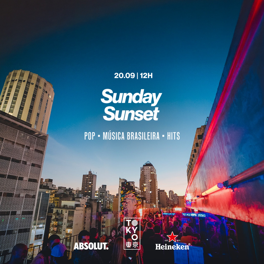 Sunday Sunset no Rooftop do Tokyo 東 京 Domingo (20.09)