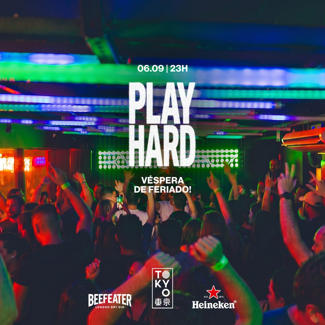 Play Hard na Cobertura do Tokyo 東 京 Domingo (Véspera de Feriado 06.09)