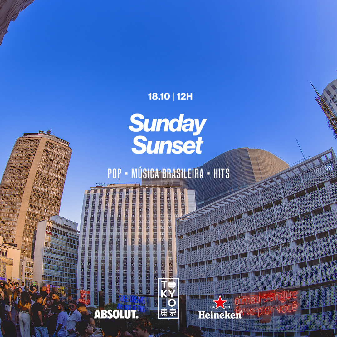 Sunday Sunset no Rooftop do Tokyo 東 京 Domingo (18.10)