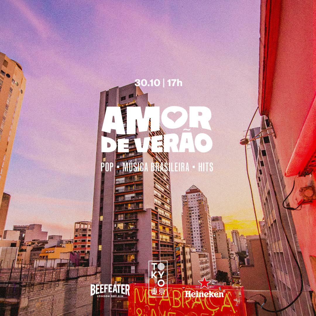 Amor de Verão na Cobertura do Tokyo 東 京 Pop | Música Brasileira | Sexta (30.10) |